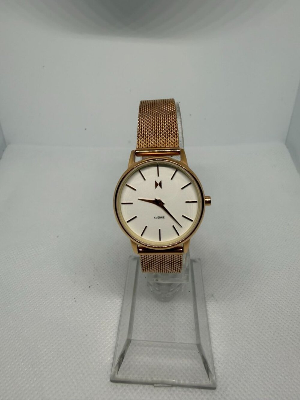 MVMT Avenue Women’s 28mm Rose Gold Watch Mesh Bracelet Quartz Wristwatch